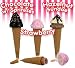 Chocolate Shop Ice Cream Lip Gloss and Pen - Set of 3