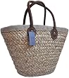 Nicolas Deschamps - Panier Paille fermeture pochon (panier de courses, panier de plage) - Collection Printemps / Eté 2012