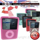 i-nique Tuff-Luv Apple ipod nano 3G G3 3rd gen series SportsGrip 'Pink Silicone skin case