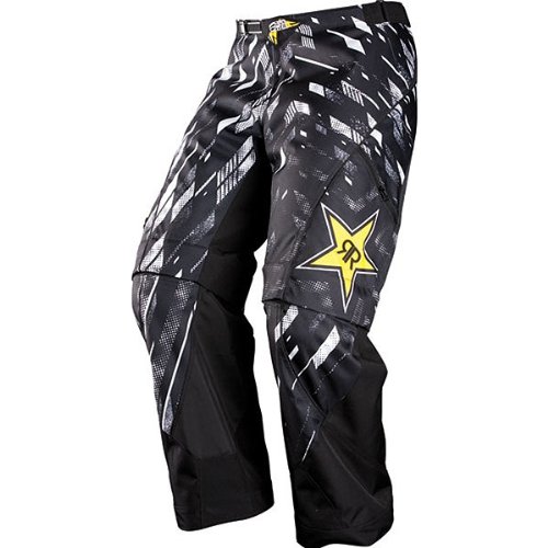 Rockstar Energy Drink Officially Licensed AR Mode Men's Dirt Bike Motorcycle Pants - Black / Size 36