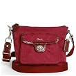 Coach Signature Front Pocket Swing Pack Cross Body Bag 45026 Crimson Red