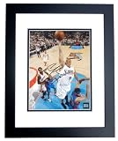 Andre Iguodala Autographed/Hand Signed Philadelphia 76ers 8x10 inch Photo BLACK CUSTOM FRAMED