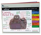 Blue Crane Digital zBC539 Canon Rebel T3i inBrief Laminated Reference Card for Canon rebel t3i