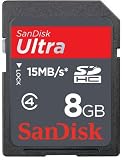 Sandisk 8GB Ultra SD HC Secure Digital SDHC Card (SDSDH-8192, Static Package)