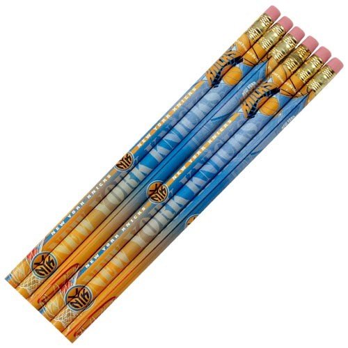 NBA New York Knicks 6-Pack Team Logo Pencil Set