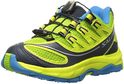 Saloman XA Pro 2 Training Shoe (Little Kid/Big Kid), Granny Green/Deep Blue/Methyl Blue, 13 M US Little Kid