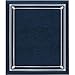 Pioneer Post Bound, Clear Pocket Photo Album with Solid Color Covers, Holds 12-5x7" And 4-8" X 10" Photos, Color: Navy Blue.