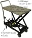 Tools & Hardware : Heavy Duty Mobile 500lb Hydraulic Table Lift Jack Cart