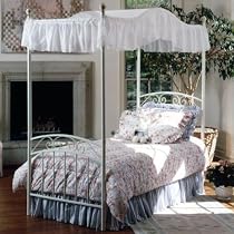 Emily Canopy Bed White Twin
