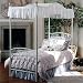 Emily Canopy Bed White Twin