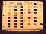 1985 85 VOLKSWAGEN / VW Cabrolet, Jetta, Quantum, Scirocco, Vanwagon, & AUDI 4000S, 5000S, Quattro Paint Colors Chip Page