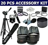 20 Pcs Beginners Kit for FUJIFILM S7000, Includes: 58MM 2.0X High Definitio ....