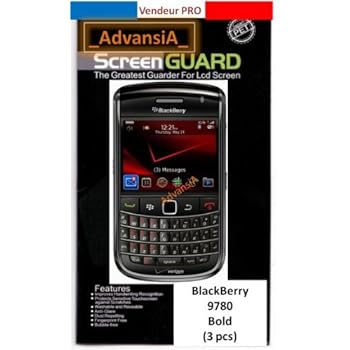 3 FILMS PROTECTION ECRAN BLACKBERRY 9780 Bold [Appareils électroniques]