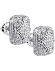 0.22CTW-DIA MICRO-PAVE EARRING