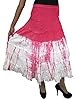 Hippy Boho Skirt Pink White Tie Dye Womans Beach Skirts Sale