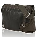 Umh�ngetasche Laptop Messenger Bag [ 15 Zoll ] Canvas Tasche CASUAL - Caf� BRAUN