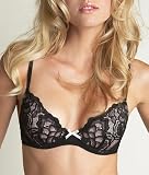 Betsey Johnson Intimates Rebel Rose Demi Underwire Bra with Lace