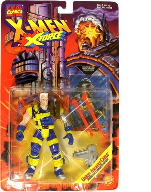 1995 TOY BIZ MARVEL X-MEN X-FORCE 5" URBAN ASSAULT CABLE MOC