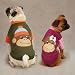East Side Collection Monkey Business Bright Orange & Green Ty Boy In Hat Screen Print Dog Raglan Tee Shirt X-Small