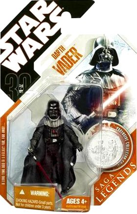 Star Wars Saga Legends Darth Vader with Coin
