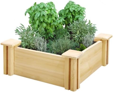 Greenes 30 In. X 30 In. X 7 In. Cedar Raised Garden Bed