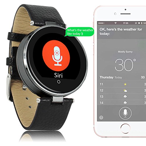 Indigi® Smart Watch Bluetooth 4.0 Space Gray Metal Case For iPhone 6s Galaxy S6 Edge HOT