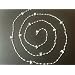 100 Links Quality Vertical blind bottom chain white for 89mm (3.5") slats