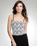 bebe Two Tone Convertible Bodysuit