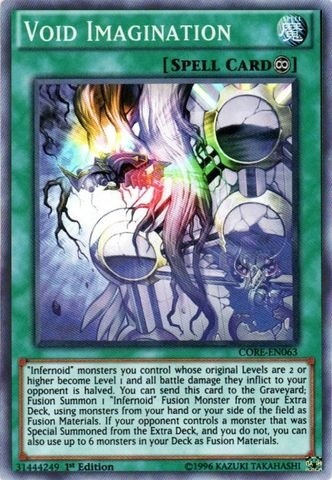 Yu-Gi-Oh! - Void Imagination (CORE-EN063) - Clash of Rebellions - 1st Edition - Super Rare