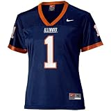 Nike Illinois Fighting Illini #1 Navy Blue Ladies Replica Football Jersey
