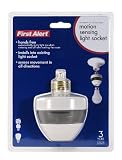 First Alert PIR725 Compact Fluorescent Bulb Compatible Motion Sensing Socket