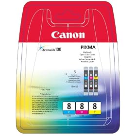 Canon - CLI-8 - Cartouche d'encre d'origine - Tricolore