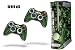 New XBOX 360 Console Protective Skin - Weeds - Black
