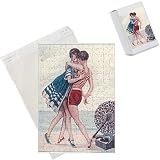 Photo Jigsaw Puzzle of Midinettes On The Sand from Mary Evans