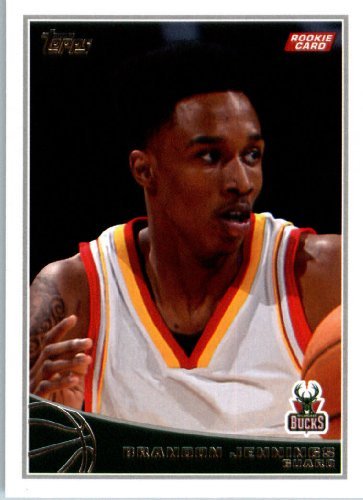 2009/10 Topps NBA Basketball Card #322 Brandon Jennings Milwaukee Bucks MINT Condition- Shipped In Protective ScrewDown Display Case!