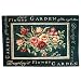 VELOUR-FUSSMATTE FLOWER GARDEN WASCHBAR 75x50CM
