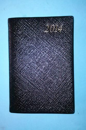 Charing Cross 2015 D142L Crossgrain Leather Diary Day Per Page 4" (H) x 2" (W) (Black)