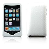 Produkt-Bild: PULSARplus Ledertasche Carbon-Design f&uuml;r iPod touch 2G / 3G H&uuml;lle in weiss