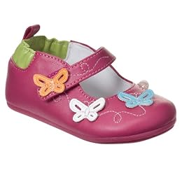 Product Image Pre-Walk Girls' Circo® Agota Butterfly Flex-Sole Mary Jane Shoes - Pink