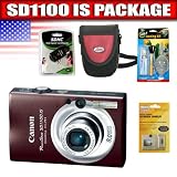 cheap Canon PowerShot SD1100IS 8MP Digital Camera with 3x Optical Image Stabilized Zoom (Brown) Package 3