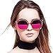 Bluekiki Polarized Mirror Fashion Oversized Round Women Sunglasses