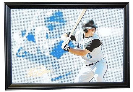 13x19 Canvas Print signed by Kansas City Royals Billy Butler - Autographed MLB Art