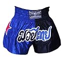 M BLUE/BLACK DUO *STARSPLIT* Muay Thai Kickboxing Boxing Shorts