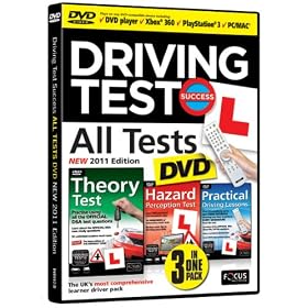 Driving Test Success All Tests DVD 2011 Edition for DVD Player or DVD compatible games console (Interactive DVD)