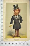 1870 VANITY FAIR CARTOON CLERGYMAN STATESMAN PRINT
