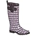 Women's Half Dots Rainboots - Brown