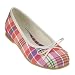 Xhilaration Jimena Madras Ballet Flats - Plaid Multicolor