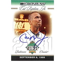 Cal Ripken, Jr. Comm. 2131 10th Ann. DonRuss Trading Card