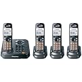 Panasonic DECT 6.0 Cordless Phone with 4 Handsets - KX-TG9344T