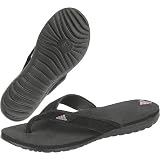 adidas Calo Leather Women's Sandal (Black/Cherry Metallic/Black)
